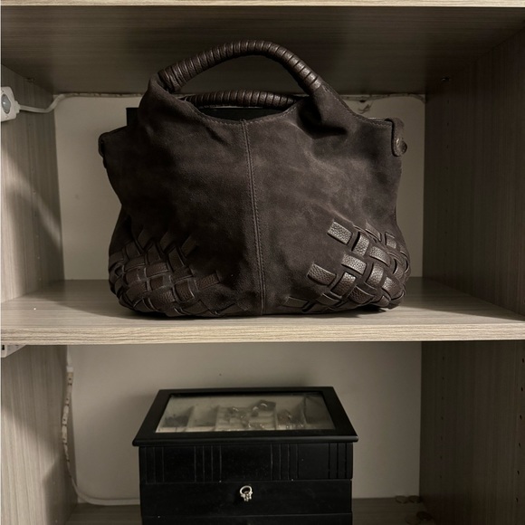 ๐ SUEDE SATCHEL ๐ - Picture 1 of 4